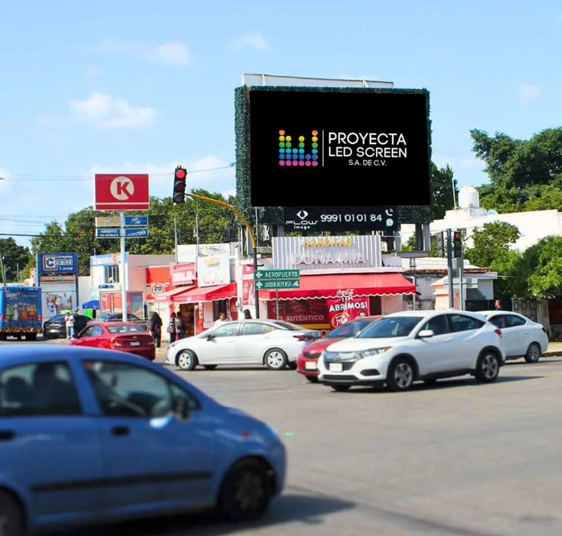 Pantalla LED Av. Itzáes O'horán, Mérida