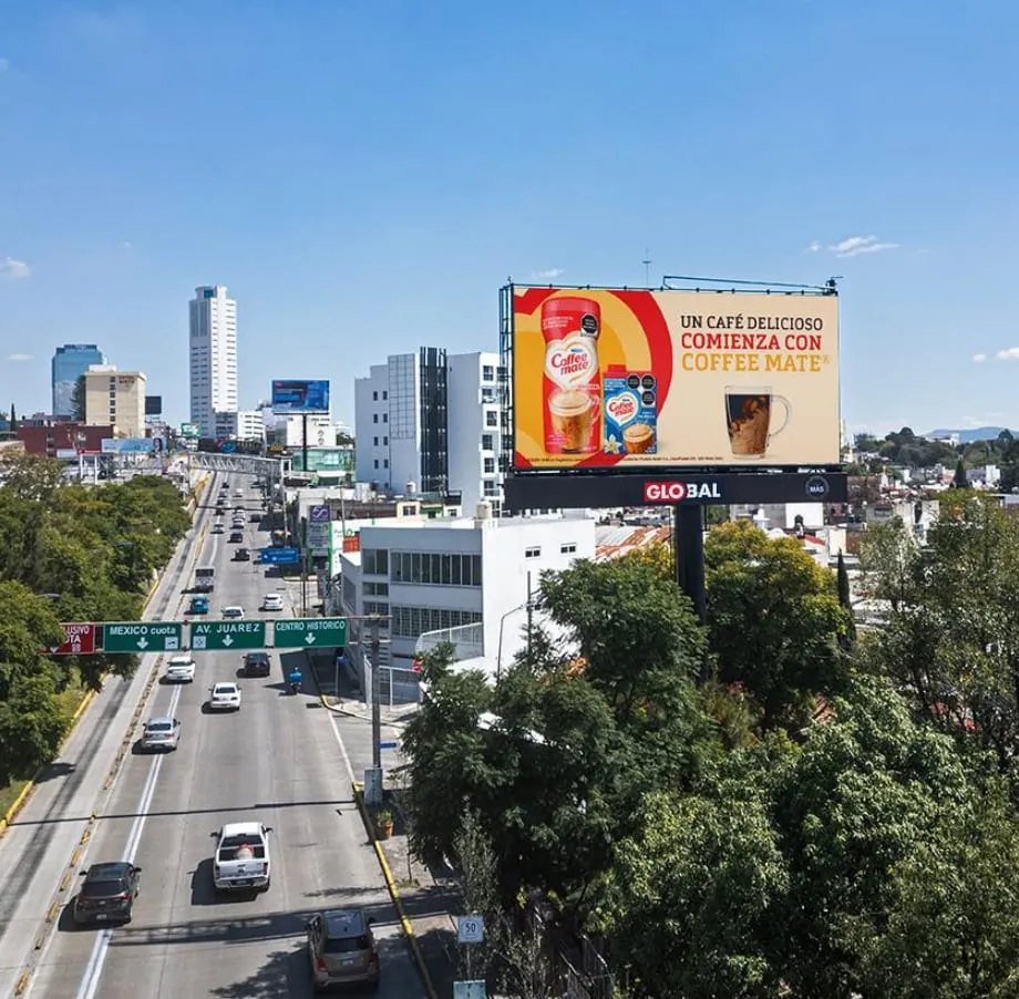 Pantalla LED Blvd. Atlixco Av. Juárez, Puebla