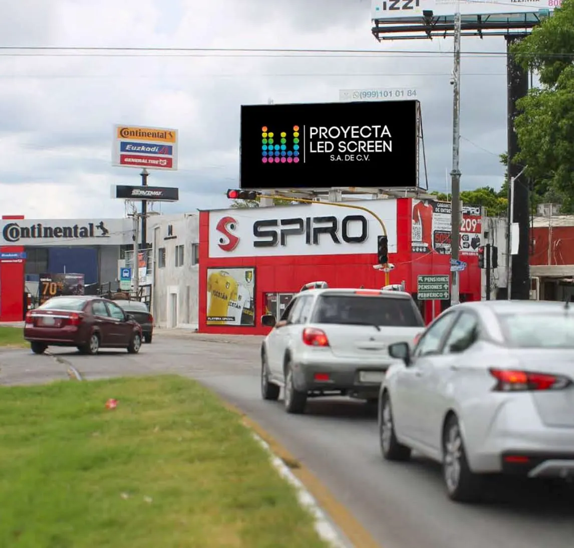 Pantalla LED Circuito Colonias, Mérida