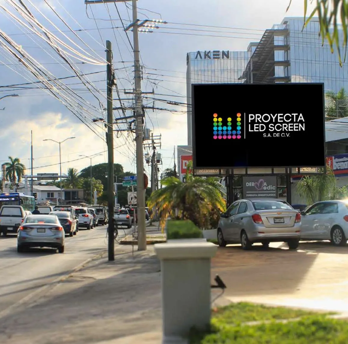 Pantalla LED Plaza Arena, Mérida