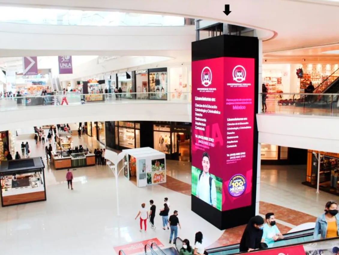 Pantalla LED Plaza las Américas (Elevador), Morelia