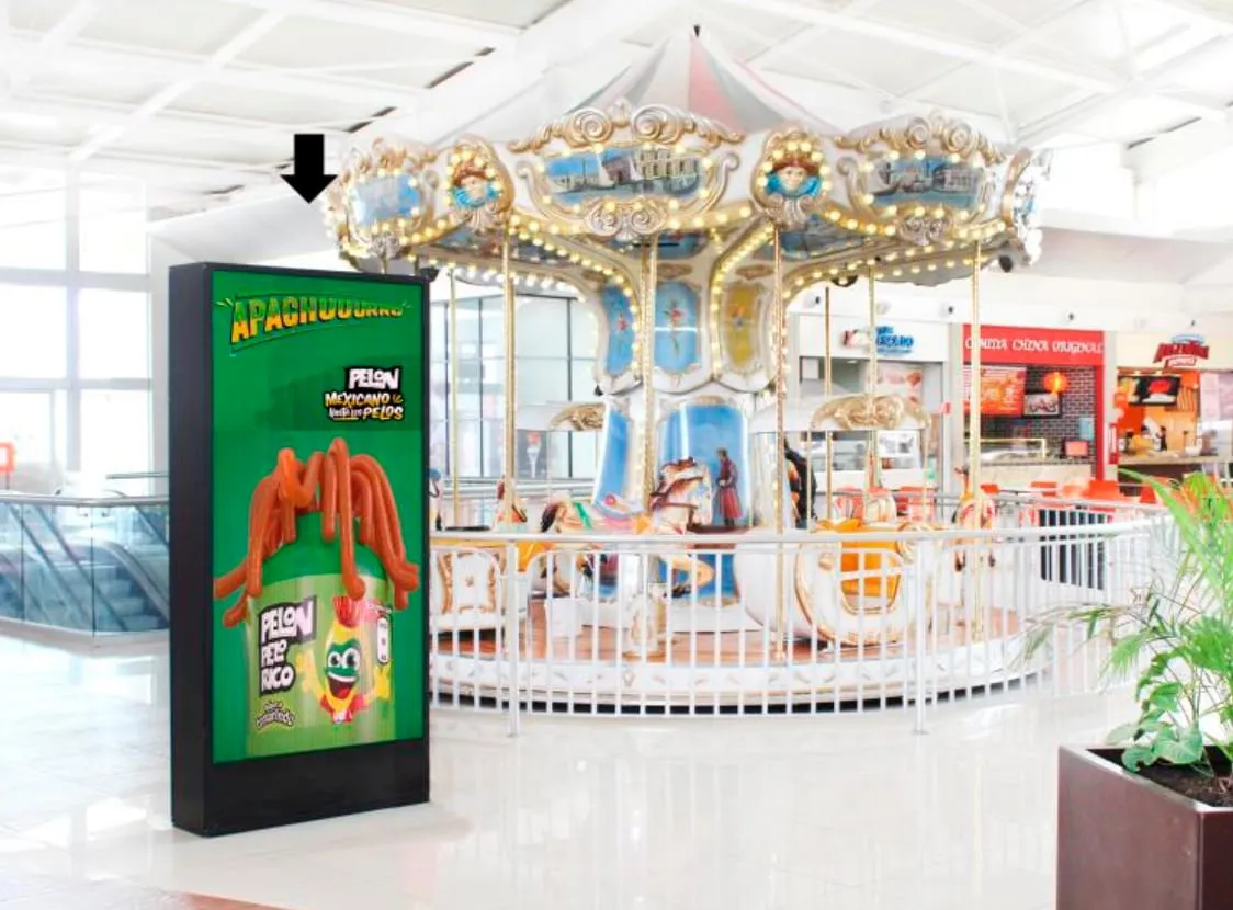 Pantalla LED Plaza las Américas MUPI 3 Fast Food Taco Inn, Morelia